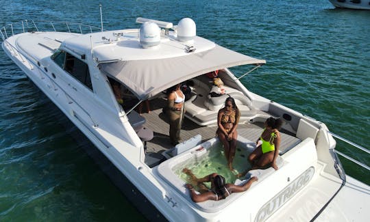 Fun Awaits! 70' Outrage Luxury Yacht with Jacuzzi 💦 $150 OFF Monday - Friday!! 