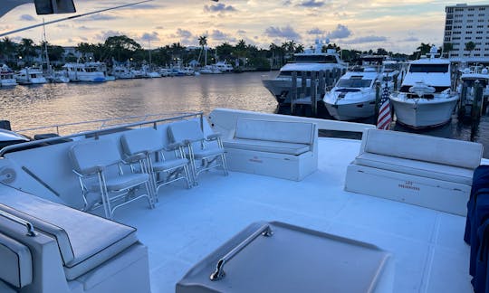 60’ Motoryacht In Downtown Delray Beach, Florida