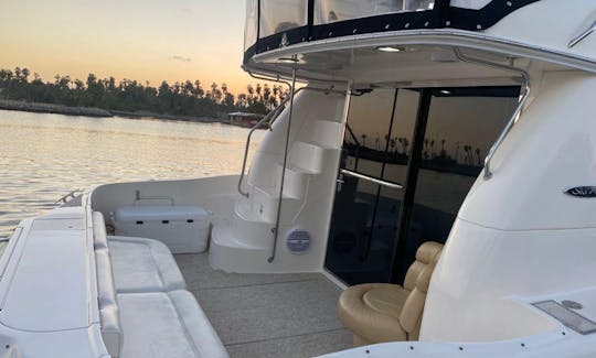 Aluguel de iates a motor Sea Ray de 52 pés em Cabo San Lucas, México