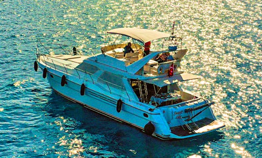 Spacious Princess 56 Motor Yacht Charter in Muğla, Turkey