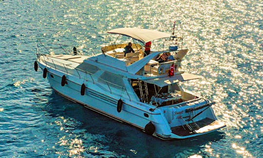 Spacious Princess 56 Motor Yacht Charter in Mugla, Turkey