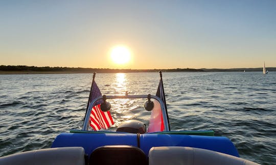 Premium 11 Guest Tri-toon Party Boat Rental - Lake Travis: 10:30AM-2:30PM