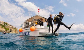 Diving Trips on a 33' CuddyCabin Boat in Heraklion, Greece for 16 Divers