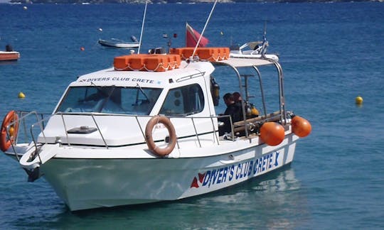 Diving Trips on a 33' CuddyCabin Boat in Heraklion, Greece for 16 Divers