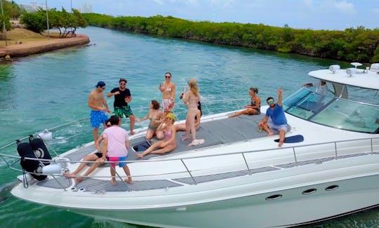 A Private Luxury Sea Ray 53ft up to 14 people in Ideal condition Cancun and Isla Mujeres