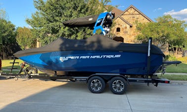 ''Gas Included'' Super Air Nautique G23 Wakesurf Rental on Lake Grapevine