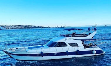 Luxury Mega Yacht Charter for 12 people in İstanbul