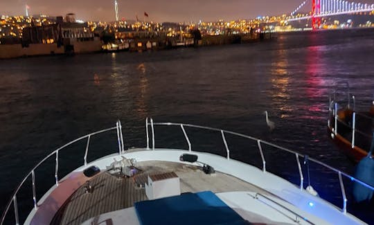 Luxury Mega Yacht Charter for 12 people in İstanbul