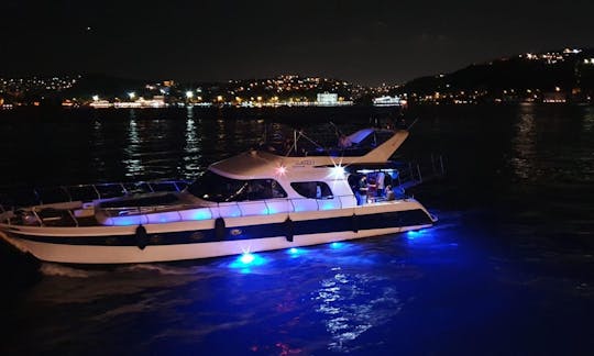 Luxury Mega Yacht Charter for 12 people in İstanbul