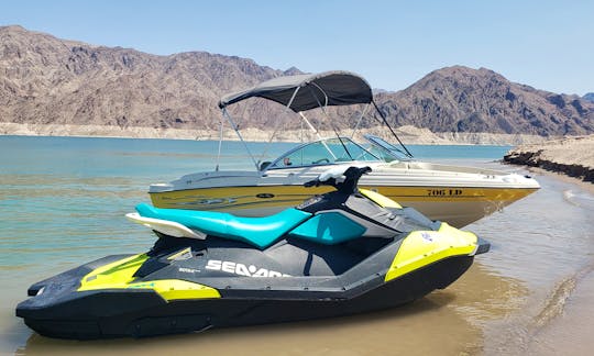 Sea Ray Sport 18' / 2019 JET SKI Package - Wake Surf, Foil Board, Yoga, Fish and Pull Tube in Las Vegas