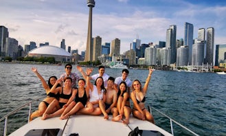 Ready to Party on 34ft MTX Stylish Motor Yacht in Toronto (8 people)