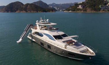 Azimut 88' Luxury Mega Yacht for Charter in Hong Kong