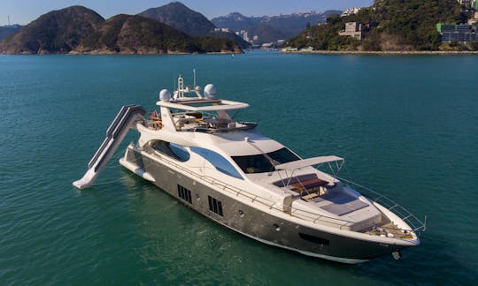Azimut 88' Luxury Mega Yacht for Charter in Hong Kong