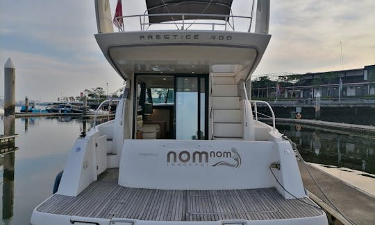 Prestige 400 Flybridge Power Yacht@ Senibong Cove - Nomnom