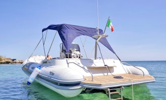 8mt (25ft) RIB powerboat in Siracusa (Ognina)