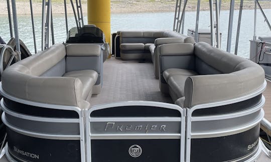 30’ Double Decker Pontoon with Slide - Lake Travis