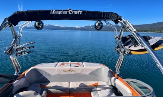 Mastercraft X2 wake/surf boat low hours like new and fully equipped with surf system, boards on Lake Tahoe!! (Military and Multiple Day discounts)