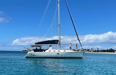 Sail St Maarten on 42ft Gibsea SunDowner Crusing Monohull