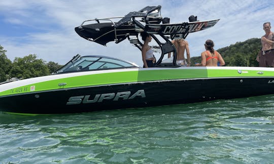 Wakeboat de luxe Supra Launch 242 à Austin !