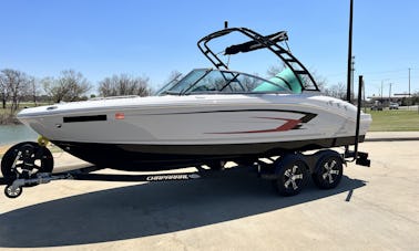 Chaparral Ssi de 21 pés e 250 HP em Lake Lewisville/Party Cove/Tubing/5 Star Fun