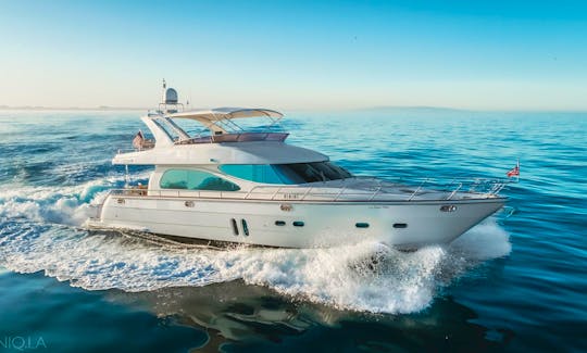 Captained 70' Yaretti Luxury Yacht with a Jet Ski available for charters in MDR