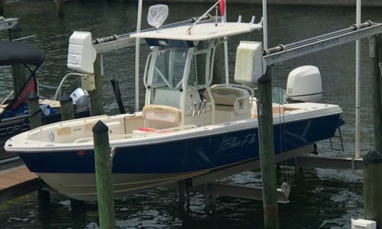 Very Comfortable Everglades 243 Center Console Boat Rental in Gulfport, Florida