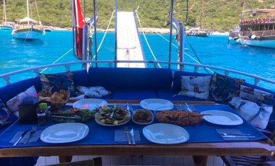 Private Charter for Blue Cruise onboard Gulet for 12 people in Bodrum