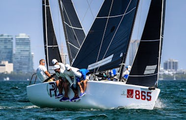 Sail a Melges 24 Race Boat Miami for 3 hours on Biscayne Bay $600