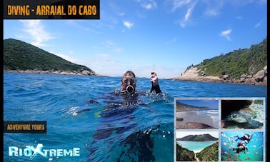 Buceo en un barco arrastrero en Río de Janeiro, Brasil