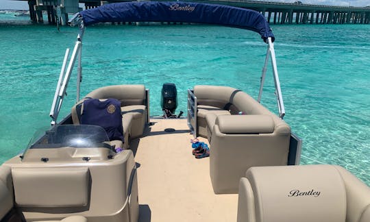 2022 Bentley Pontoon Boat Rental in Okaloosa Island, Florida