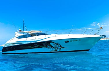 Cantieri 45 Motor Yacht Rental in Ibiza, Illes Balears with SEABOB included  💎
