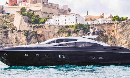 Luxury Yacht 82ft Sunseeker  Rental in Ibiza with concierge service 💎 Illes Balears