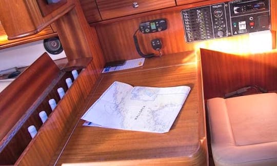 Bavaria a 38 Cruising Monohull Fullday trip in Fornells, Menorca