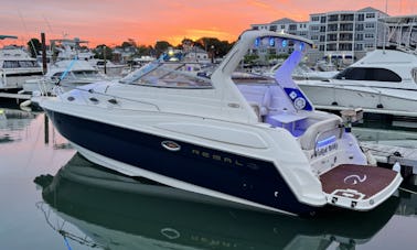 Une véritable ambiance dans le port de Boston ! Louez le yacht à moteur Regal Commodore 2760 !