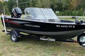 2015 Crestliner 1650 Fish Hawk Boat Rental in Round Lake, Illinois