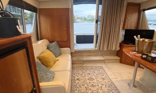  DMV’s 12 passenger Luxury Party Yacht Silverton Convertible 