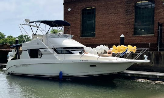  DMV’s 12 passenger Luxury Party Yacht Silverton Convertible 