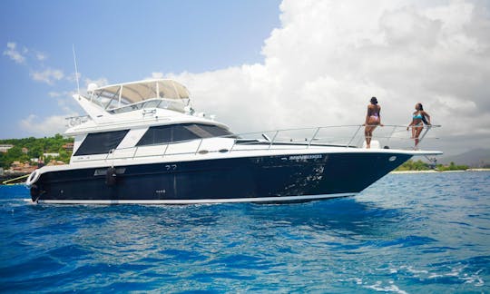 Ultra Luxurious Sea Ray Sedan 55ft Yacht in Montego Bay Jamaica! Private Tours!