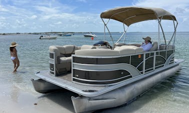 Spacious and Clean 24ft Luxury Pontoon for rent in Clearwater 10% off weekdays 