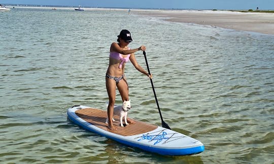 Paddling boarding upon request (limited availability) dog and beautiful woman not included.