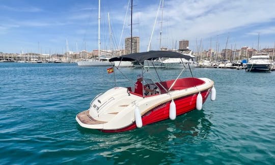 Mareti Open Deck Boat Rental in Alicante, Spain