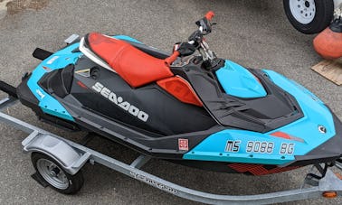 Sea-Doo Spark Trixx, 2 seater for rent on Moose Pond