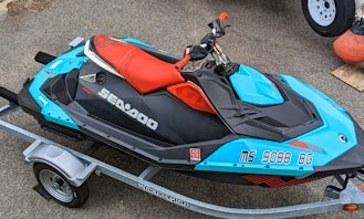 Sea-Doo Spark Trixx, 2 seater for rent on Moose Pond