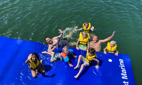 Family fun on the “Lily Pad”