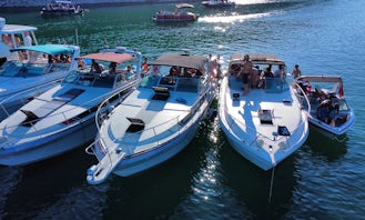 37ft Rinker Motor Yacht Available On Lake Travis!