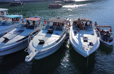 37ft Rinker Motor Yacht Available On Lake Travis!