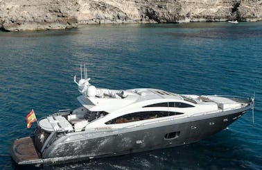 Charter the Sunseeker Predator 84 ALVIUM Power Mega Yacht in Ibiza, Balearic Islands
