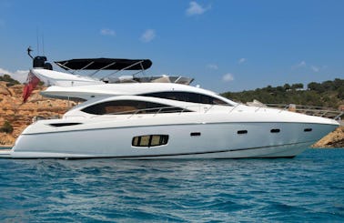 Sunseeker Manhattan 70 Power Mega Yacht Rental in Eivissa, Illes Balears
