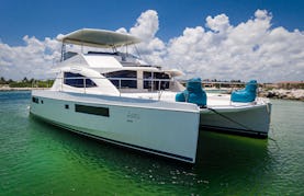 All Inclusive Luxury Catamaran-Yacht Leopard 51ft holds 30 people aboard! Best Vessel in Riviera Maya