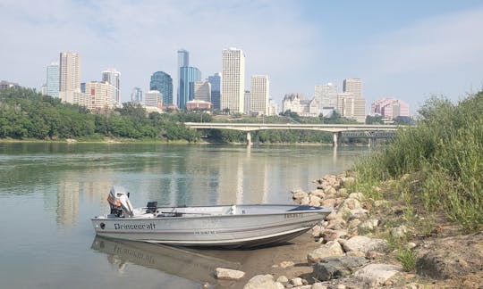 Wide stable boat complete with 40hp outboard